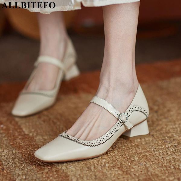 dress shoes allbitefo arrive soft genuine leather brand women high heel thick heels office work, Black
dress shoes allbitefo arrive soft genuine leather brand women high heel thick heels office work, Black