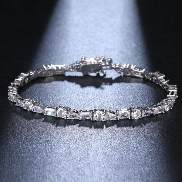 link, chain ekopdee elegant sparking square zircon bracelet for women exquisite cubic zirconia tennis bracelets wedding jewelry 2021, Black
link, chain ekopdee elegant sparking square zircon bracelet for women exquisite cubic zirconia tennis bracelets wedding jewelry 2021, Black