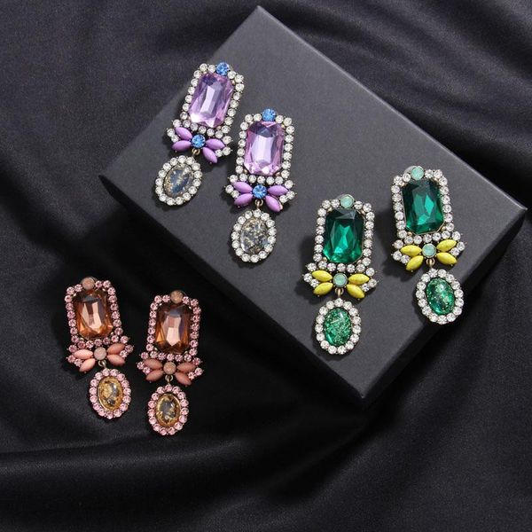 dangle & chandelier ztech big large rhinestone purple/green/pink color statement earrings for women female party jewelry gifts accessories, Silver
dangle & chandelier ztech big large rhinestone purple/green/pink color statement earrings for women female party jewelry gifts accessories, Silver