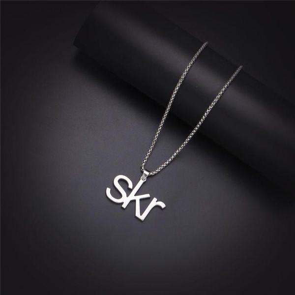 stylish hip hop letter pendant necklace for hipster fashion punk rock initial cool guy geometric party jewelry 2021 necklaces, Silver
stylish hip hop letter pendant necklace for hipster fashion punk rock initial cool guy geometric party jewelry 2021 necklaces, Silver