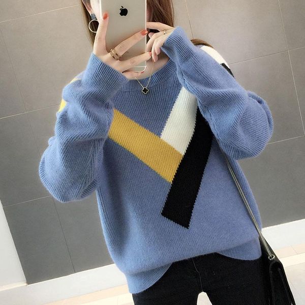 women's sweaters 2021 chic early autumn knitted sweater, lazy wind stripes,winter long , short sleeves, blouses., White;black
women's sweaters 2021 chic early autumn knitted sweater, lazy wind stripes,winter long , short sleeves, blouses., White;black