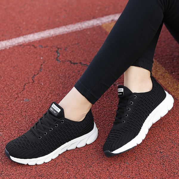 women's running shoes lightweight fly mesh breathable black white pink sports trendy female casual sneakers trainers
women's running shoes lightweight fly mesh breathable black white pink sports trendy female casual sneakers trainers