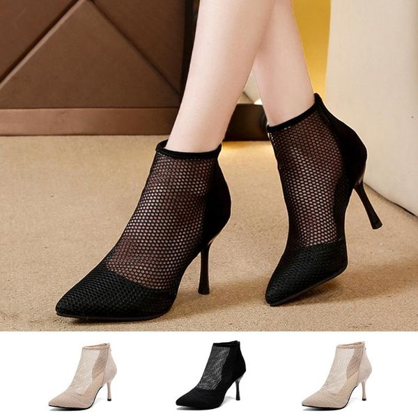 women ladies fashion pointed toe high heels single shoes sandals spring leisure solid color comfortable sandal travel apr 12, Black
women ladies fashion pointed toe high heels single shoes sandals spring leisure solid color comfortable sandal travel apr 12, Black
