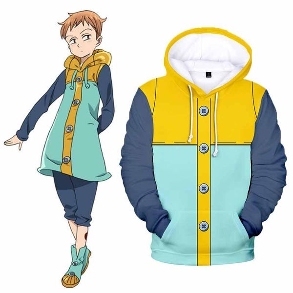 men's hoodies & sweatshirts the seven deadly sins hoodie king harlequin cosplay children adults autumn loose sweatshirt harajuku anime, Black
men's hoodies & sweatshirts the seven deadly sins hoodie king harlequin cosplay children adults autumn loose sweatshirt harajuku anime, Black