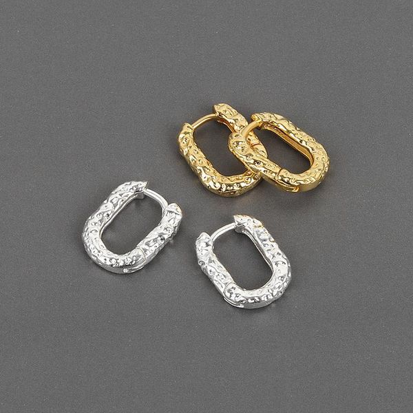 hoop & huggie binmonray 925 sterling silver tin foil texture oval earrings women simple o shaped charm accessories gift jewelry, Golden;silver
hoop & huggie binmonray 925 sterling silver tin foil texture oval earrings women simple o shaped charm accessories gift jewelry, Golden;silver