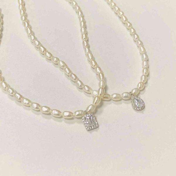 french gentle and soft fresh water rice pearl fire color zircon love pendant clavicle chain short necklace super fairy, Silver
french gentle and soft fresh water rice pearl fire color zircon love pendant clavicle chain short necklace super fairy, Silver
