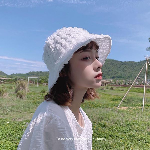 fashionthin black white breathable lace bucket hats fisherman caps for women gorras summer wide brim, Blue;gray
fashionthin black white breathable lace bucket hats fisherman caps for women gorras summer wide brim, Blue;gray