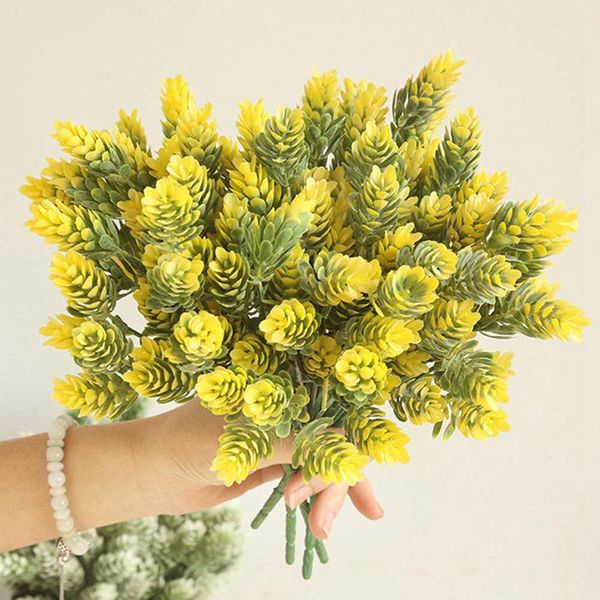 branch simulation pine cone pineapple grass artificial plants diy home vases fake plastic flowers wedding decoration decorative & wreaths
branch simulation pine cone pineapple grass artificial plants diy home vases fake plastic flowers wedding decoration decorative & wreaths