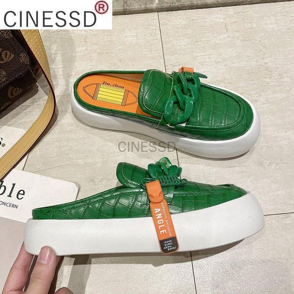 slippers 2021 brand design green chain women slipper closed toe slip on mules shoes round low heels casual slides flip flop, Black
slippers 2021 brand design green chain women slipper closed toe slip on mules shoes round low heels casual slides flip flop, Black