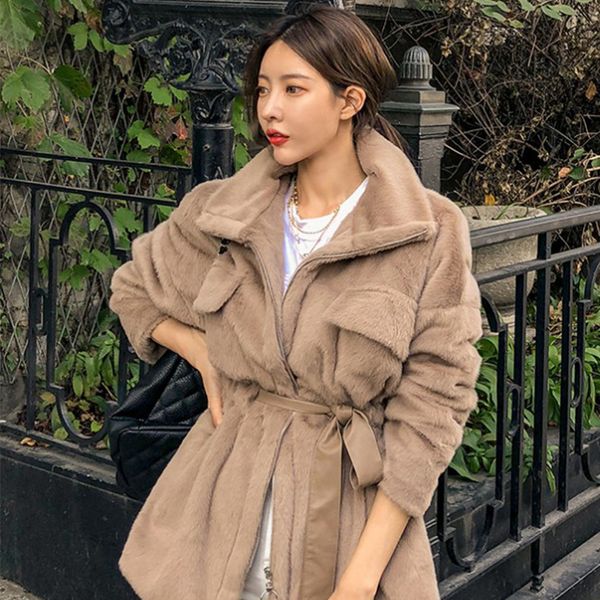 blends women winter fashion suede lining faux shearling coats elegant belt zipper outerwear fake mink fur jacket a115, Black
blends women winter fashion suede lining faux shearling coats elegant belt zipper outerwear fake mink fur jacket a115, Black