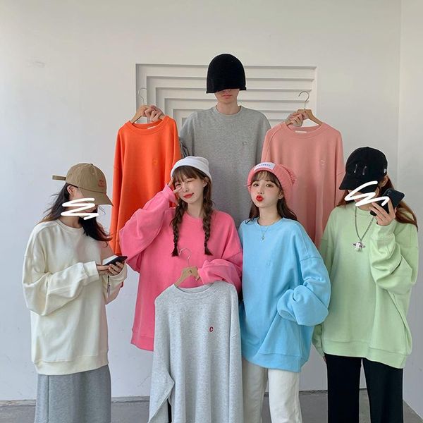 women's hoodies & sweatshirts girlfriends, sisters, candy-colored vests, autumn loose korean long-sleeved jacket 2021 mid-length, Black
women's hoodies & sweatshirts girlfriends, sisters, candy-colored vests, autumn loose korean long-sleeved jacket 2021 mid-length, Black