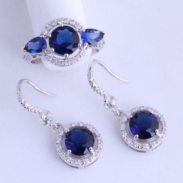 earrings & necklace exquisite blue crystal cubic zirconia silver color ring drop earring jewelry sets for women js011
earrings & necklace exquisite blue crystal cubic zirconia silver color ring drop earring jewelry sets for women js011