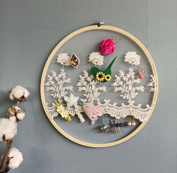 white embroidery lace wall hanging dreamcatcher wedding background party decorations home decor accessory display many uses decorative objec
white embroidery lace wall hanging dreamcatcher wedding background party decorations home decor accessory display many uses decorative objec