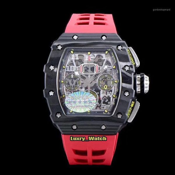 wristwatches luxury skeleton flyback automatic mens watch ntpt carbon fiber case yellow red rubber watches sapphire, Slivery;brown
wristwatches luxury skeleton flyback automatic mens watch ntpt carbon fiber case yellow red rubber watches sapphire, Slivery;brown