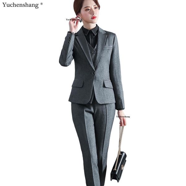 women's suits & blazers vest blazer and pant women 3 pieces set office lady professional business work career suit uniform designs s-5x, White;black
women's suits & blazers vest blazer and pant women 3 pieces set office lady professional business work career suit uniform designs s-5x, White;black
