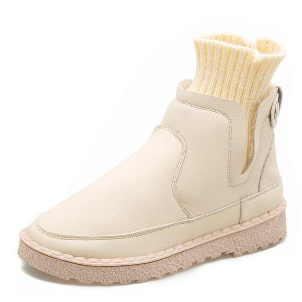 autumn soft thick bottom ankle boots for women shoes female winter warm wool comfortable flat slip on, Black
autumn soft thick bottom ankle boots for women shoes female winter warm wool comfortable flat slip on, Black