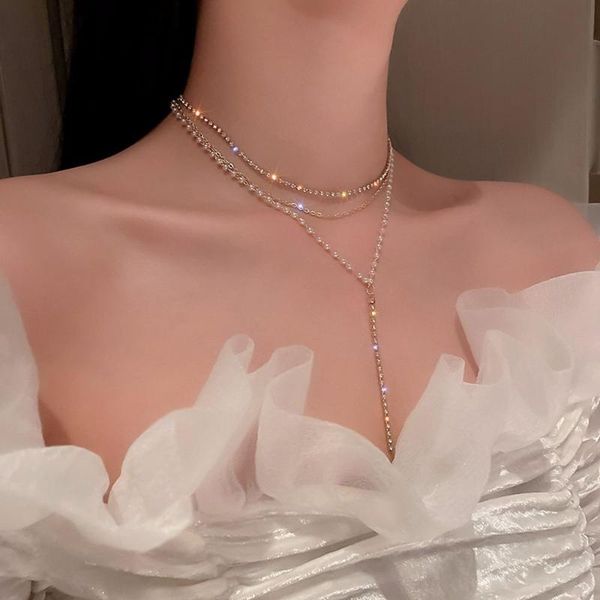 chains arrival 2021 fashion minimalist disco chain necklace pendant dainty sequins multi layers y-shaped pearl clavicle women, Silver
chains arrival 2021 fashion minimalist disco chain necklace pendant dainty sequins multi layers y-shaped pearl clavicle women, Silver