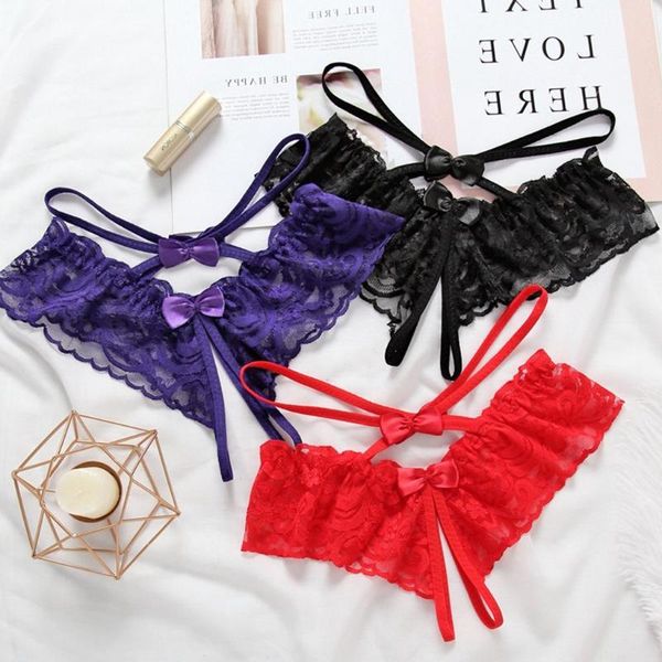 women's panties 1 pcs underwear woman lace thong g string briefs lingerie hollow t-back female low waist, Black;pink
women's panties 1 pcs underwear woman lace thong g string briefs lingerie hollow t-back female low waist, Black;pink