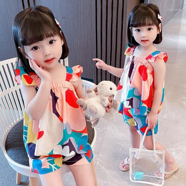 clothing sets summer girls 0-7 years old children's flower square collar sleeveless baby kids casual clothes two pieces1, White
clothing sets summer girls 0-7 years old children's flower square collar sleeveless baby kids casual clothes two pieces1, White
