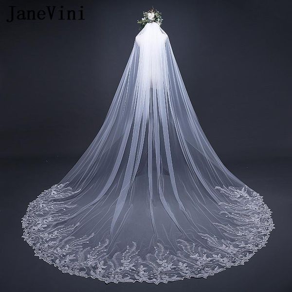 bridal veils janevini 2021 charming 3m long with comb one layer sequins lace appliques edge ivory soft tulle wedding accessories, Black
bridal veils janevini 2021 charming 3m long with comb one layer sequins lace appliques edge ivory soft tulle wedding accessories, Black