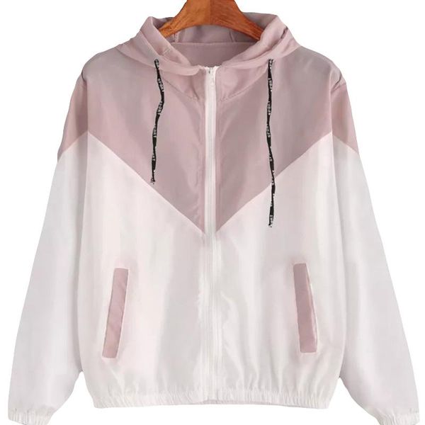 women's jackets fashion sun protection patchwork color 2021 autumn quick dry coats windbreaker zipper thin summer women clothing, Black;brown
women's jackets fashion sun protection patchwork color 2021 autumn quick dry coats windbreaker zipper thin summer women clothing, Black;brown