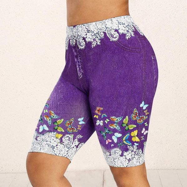 denim print yoga shorts sports fitness high waist buscrunch leggings workout floral lace spliced skinny sport gym clothing, White;black
denim print yoga shorts sports fitness high waist buscrunch leggings workout floral lace spliced skinny sport gym clothing, White;black