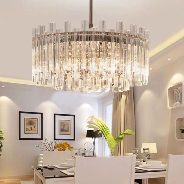 modern round led light chandelier luxury clear crystal lampshade lamp for living room lighting chandeliers ceiling fixtures
modern round led light chandelier luxury clear crystal lampshade lamp for living room lighting chandeliers ceiling fixtures