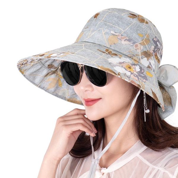 wide brim hats flower female sun hat mesh breathable big beach cap fashion casual outdoor uv protection, Blue;gray
wide brim hats flower female sun hat mesh breathable big beach cap fashion casual outdoor uv protection, Blue;gray