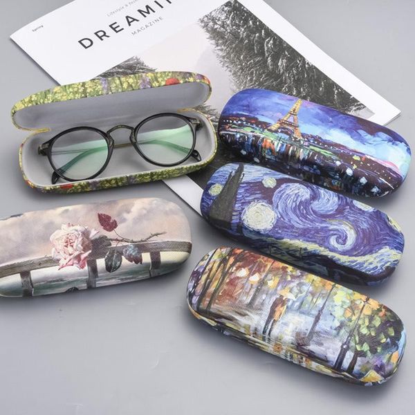 other fashion accessories oil painting glasses case box women hard leather reading men retro floral print eyewear protector, Silver
other fashion accessories oil painting glasses case box women hard leather reading men retro floral print eyewear protector, Silver