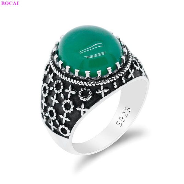 cluster rings s925 sterling silver ring ancient thai personality green agate pure argentum gemstone for men, Golden;silver
cluster rings s925 sterling silver ring ancient thai personality green agate pure argentum gemstone for men, Golden;silver