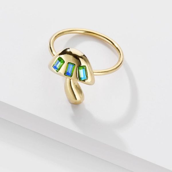 wedding rings luxury rainbow crystal mushroom for women girls 2021 trendy plant metal finger ring simple party jewelry gifts, Slivery;golden
wedding rings luxury rainbow crystal mushroom for women girls 2021 trendy plant metal finger ring simple party jewelry gifts, Slivery;golden