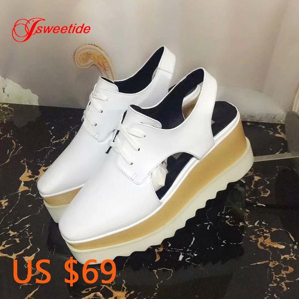 women genuine leather sandals fashion wedge shoes style flat platform designer brand casual elegant, Black
women genuine leather sandals fashion wedge shoes style flat platform designer brand casual elegant, Black