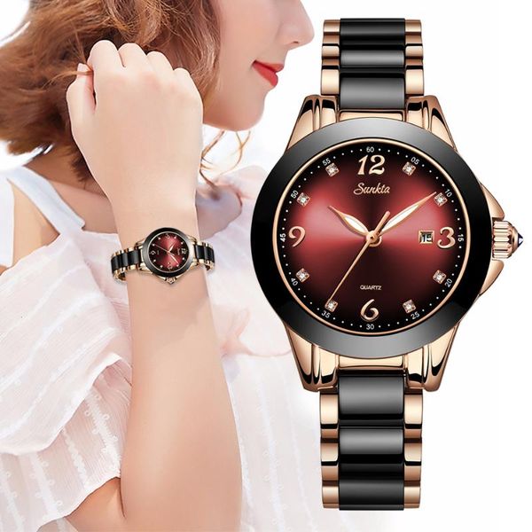 wristwatches relogio feminino 2021 sunkta women watches waterproof watch with ceramics metal strap relojes para mujer, Slivery;brown
wristwatches relogio feminino 2021 sunkta women watches waterproof watch with ceramics metal strap relojes para mujer, Slivery;brown