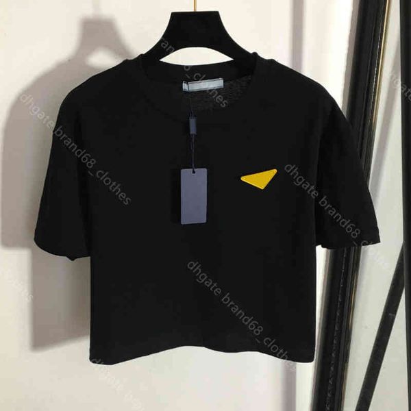 designer crop t shirts women cotton t-shirts p...da leather brand logo fashion cropped t-shirts 5a quality female apparel wholesale a1, White
designer crop t shirts women cotton t-shirts p...da leather brand logo fashion cropped t-shirts 5a quality female apparel wholesale a1, White