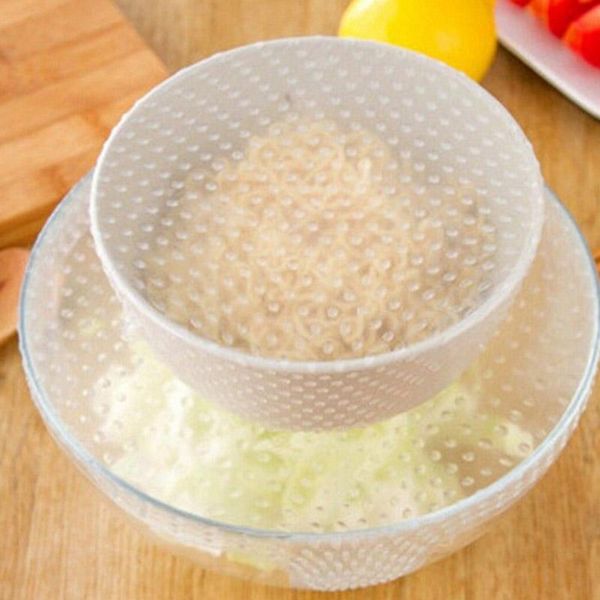 food savers & storage containers stretch and fresh 4pcs silicone wrap multi-function bowls cover kitchen accessories hug-deals
food savers & storage containers stretch and fresh 4pcs silicone wrap multi-function bowls cover kitchen accessories hug-deals