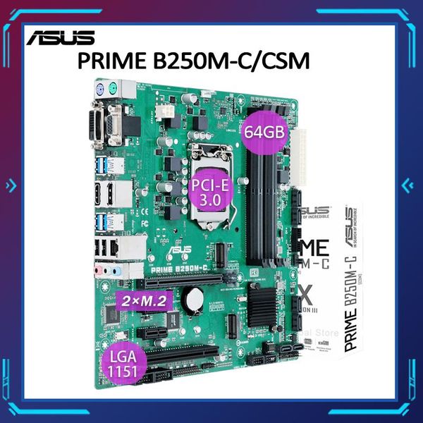 motherboards asus lga 1151 prime b250m-c csm intel b250 chipset motherboard pci-e 3.0 ddr4 64gb pcie m.2 placa-mãe
motherboards asus lga 1151 prime b250m-c csm intel b250 chipset motherboard pci-e 3.0 ddr4 64gb pcie m.2 placa-mãe