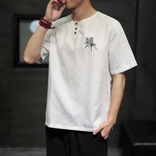 ethnic clothing 2021 summer chinese style orient tang embroidery hanfu men t-shirt black white loose cotton linen tshirt han fu 30784, Red
ethnic clothing 2021 summer chinese style orient tang embroidery hanfu men t-shirt black white loose cotton linen tshirt han fu 30784, Red