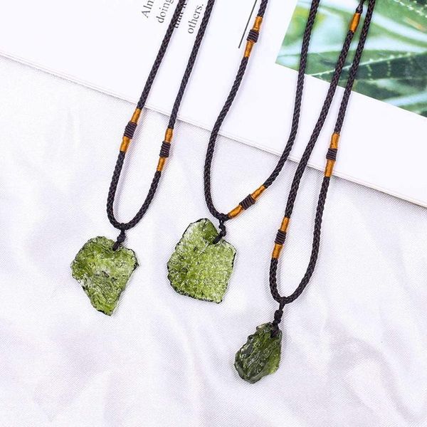 moldavite crystal stone necklace irregular pendant energy meteorite unique shape birthday gift party favor
moldavite crystal stone necklace irregular pendant energy meteorite unique shape birthday gift party favor