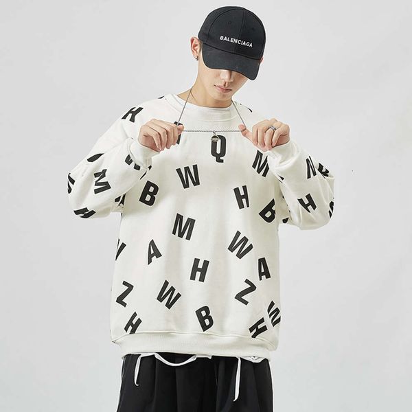 sweater casual long sleeve loose large letter printed round neck pullover sweater, Black
sweater casual long sleeve loose large letter printed round neck pullover sweater, Black