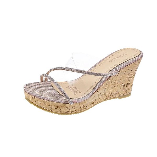 slippers women's slope with rhinestones transparent sandals 2021 summer shoes sequins women, Black
slippers women's slope with rhinestones transparent sandals 2021 summer shoes sequins women, Black