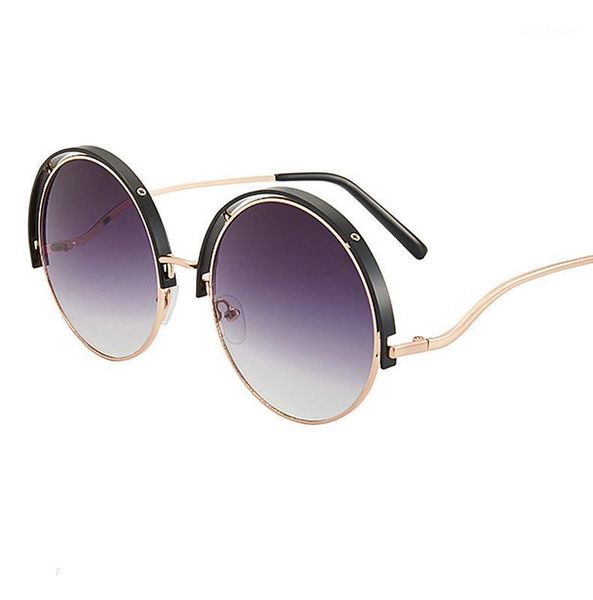sunglasses fashion brand punk for women unique metal round radient sun glasses female male eyewear fml, White;black
sunglasses fashion brand punk for women unique metal round radient sun glasses female male eyewear fml, White;black