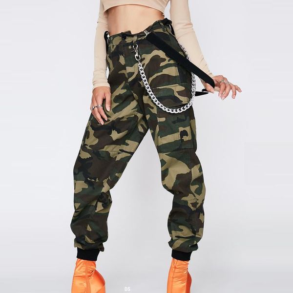 women's pants & capris striped camouflage women casual ankle-length suspender trousers american style loose ankle banded cargo, Black;white
women's pants & capris striped camouflage women casual ankle-length suspender trousers american style loose ankle banded cargo, Black;white