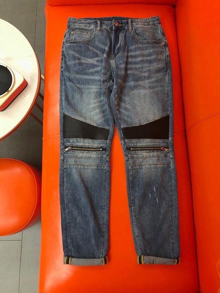 fashion men's jeans 2021 runway luxury european design party style clothing, Blue
fashion men's jeans 2021 runway luxury european design party style clothing, Blue