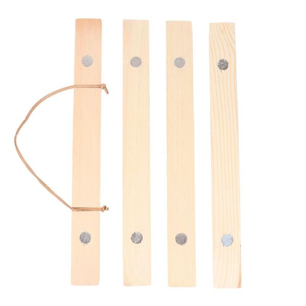 frames 1 set wood magnetic poster frame magnet painting hanging rod scroll