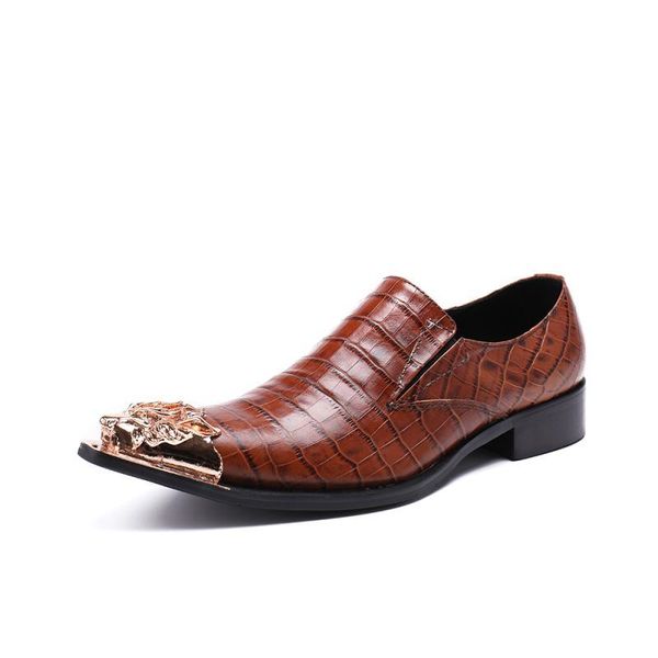 dress shoes matel vintage toe brown formal men office work business man footwear genuine leather wedding party large size, Black
dress shoes matel vintage toe brown formal men office work business man footwear genuine leather wedding party large size, Black