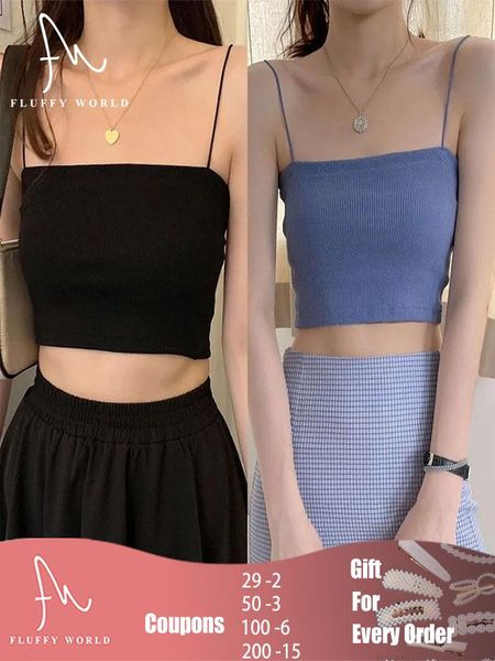women's tanks & camis summer spaghetti strap crop elastic bodycon sleeveless short tank 2021 fashion casual cropped vest, White
women's tanks & camis summer spaghetti strap crop elastic bodycon sleeveless short tank 2021 fashion casual cropped vest, White