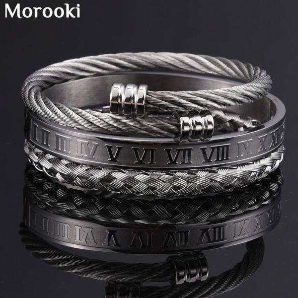 classical 3pcs/set men bracelet handmade stainless steel rope buckle open bangles pulseira bileklik luxury jewelry charm bracelets, Golden;silver
classical 3pcs/set men bracelet handmade stainless steel rope buckle open bangles pulseira bileklik luxury jewelry charm bracelets, Golden;silver