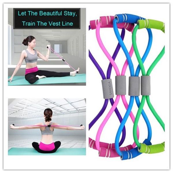 resistance bands tpe 8 word fitness yoga gum rubber elastic band equipment expander workout gym exercise train
resistance bands tpe 8 word fitness yoga gum rubber elastic band equipment expander workout gym exercise train