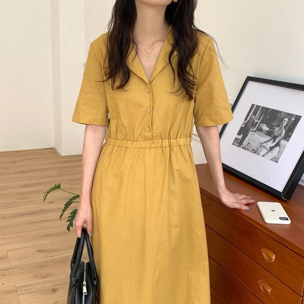 casual dresses 2021 new women summer vintage long shirt dress elastic high waist a-line maxi sundress lapel collar j3g8, Black;gray
casual dresses 2021 new women summer vintage long shirt dress elastic high waist a-line maxi sundress lapel collar j3g8, Black;gray