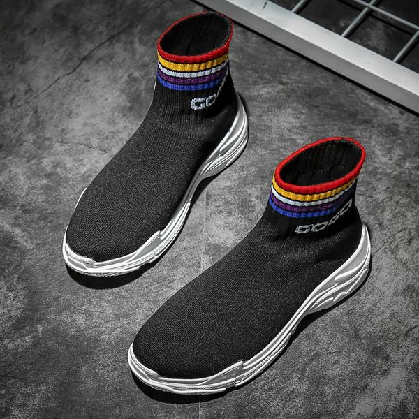 boots womens socks shoes high ankle casual sneakers woman slip on booties ladies fashion footwear trend soft feminino sapato, Black
boots womens socks shoes high ankle casual sneakers woman slip on booties ladies fashion footwear trend soft feminino sapato, Black